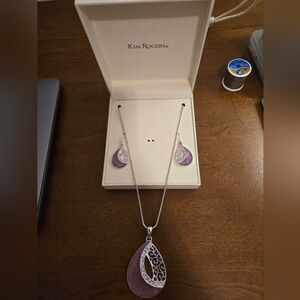 Kim Rogers Necklace And Earring Set
